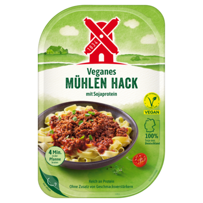 4000405005217 Veganes Mühlen Hack 180g 1