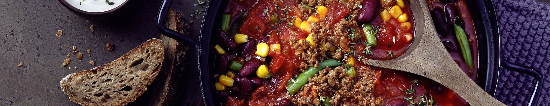 Chili sin Carne Rezept mit veganem Hack