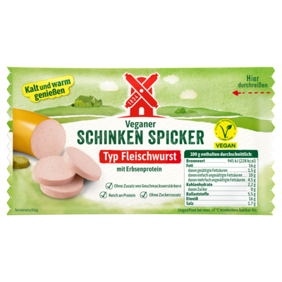 4000405003190 veganer schinken spicker typ fleischwurst sb 130g front ab 20250331