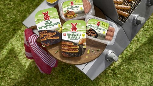 "Nur fürs Essen da" - Grill-Produkte und Rezepte zum Start der Grillsaison. Neue Kampagne der Rügenwalder Mühle.